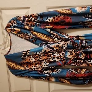 Wild one jumpsuit animal print